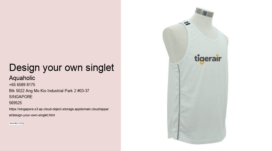 design your own singlet