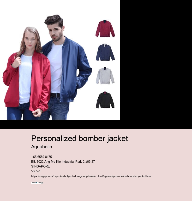 personalized bomber jacket