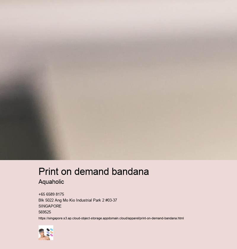 print on demand bandana