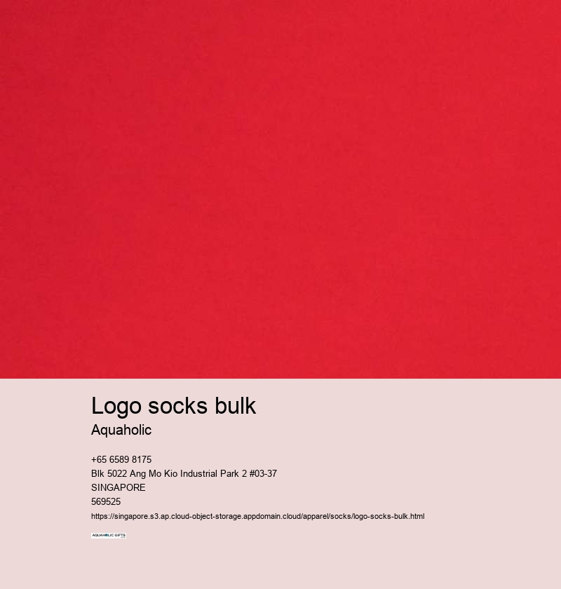 logo socks bulk