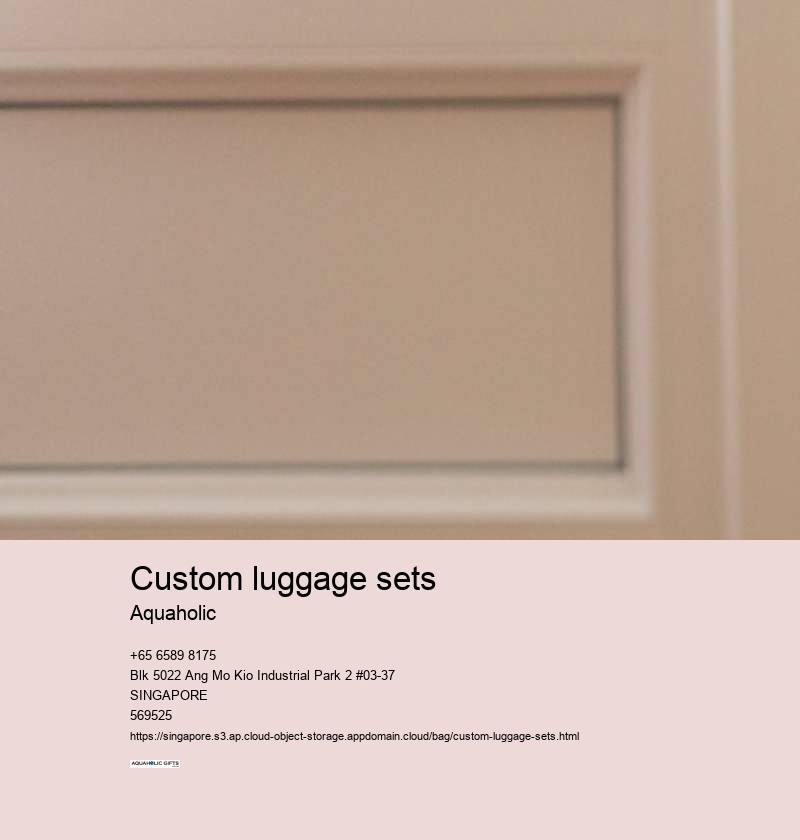 custom luggage sets