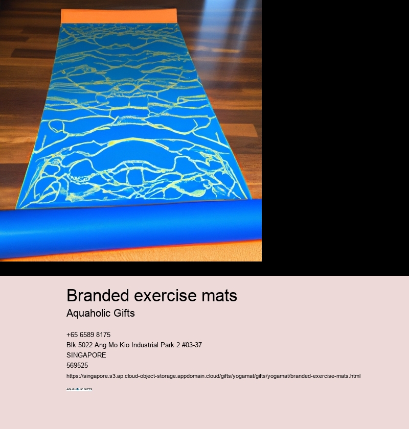 branded exercise mats