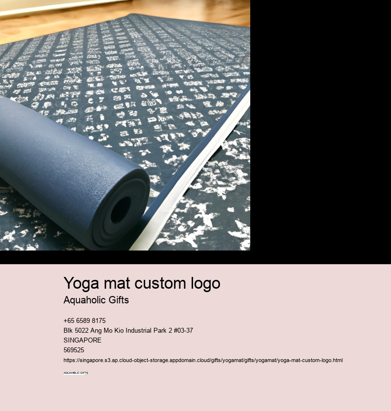 yoga mat custom logo