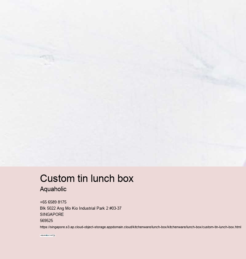 custom tin lunch box